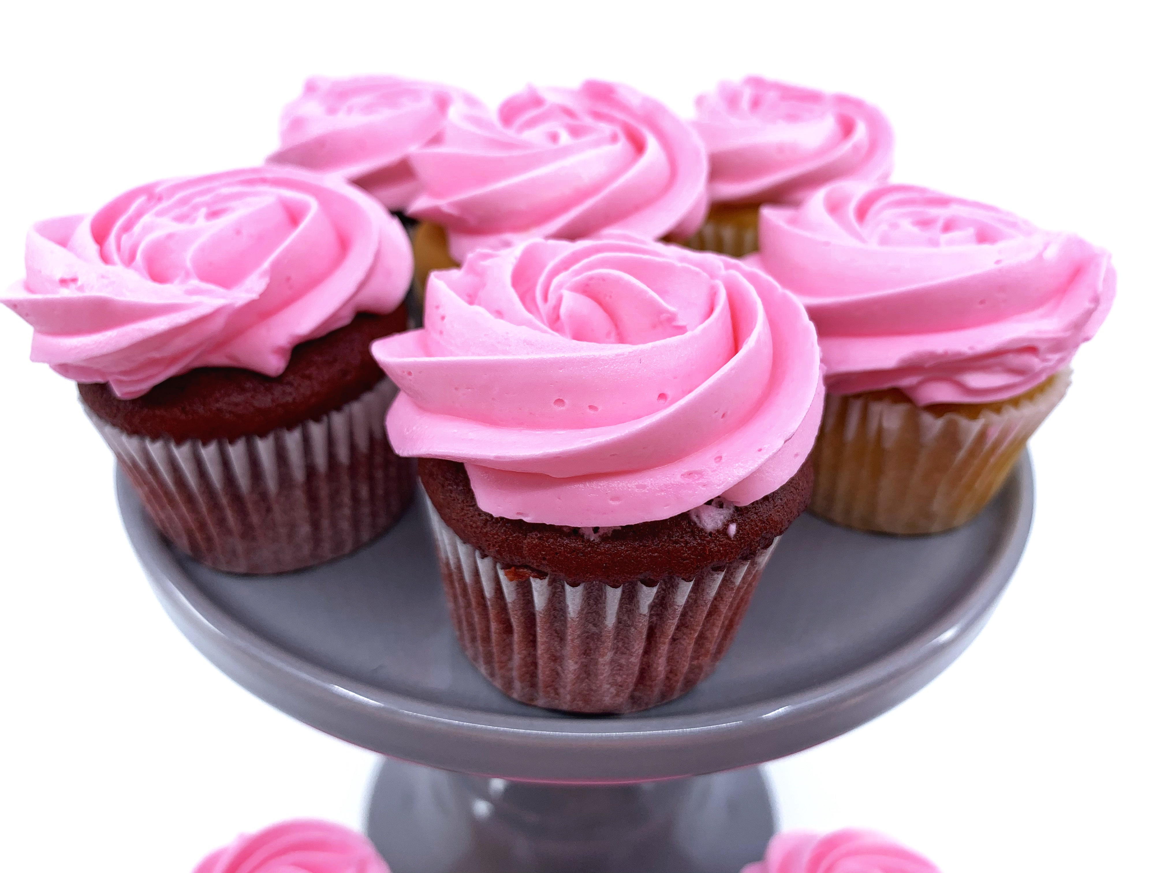 Pink Rose Cupcake Dozen